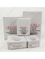 Excel Clear Poly Bags Boxed All Size x 1000